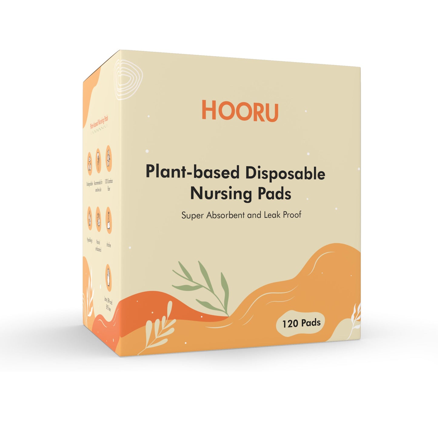 Bamboo Disposable Nursing Pads (120 pcs)